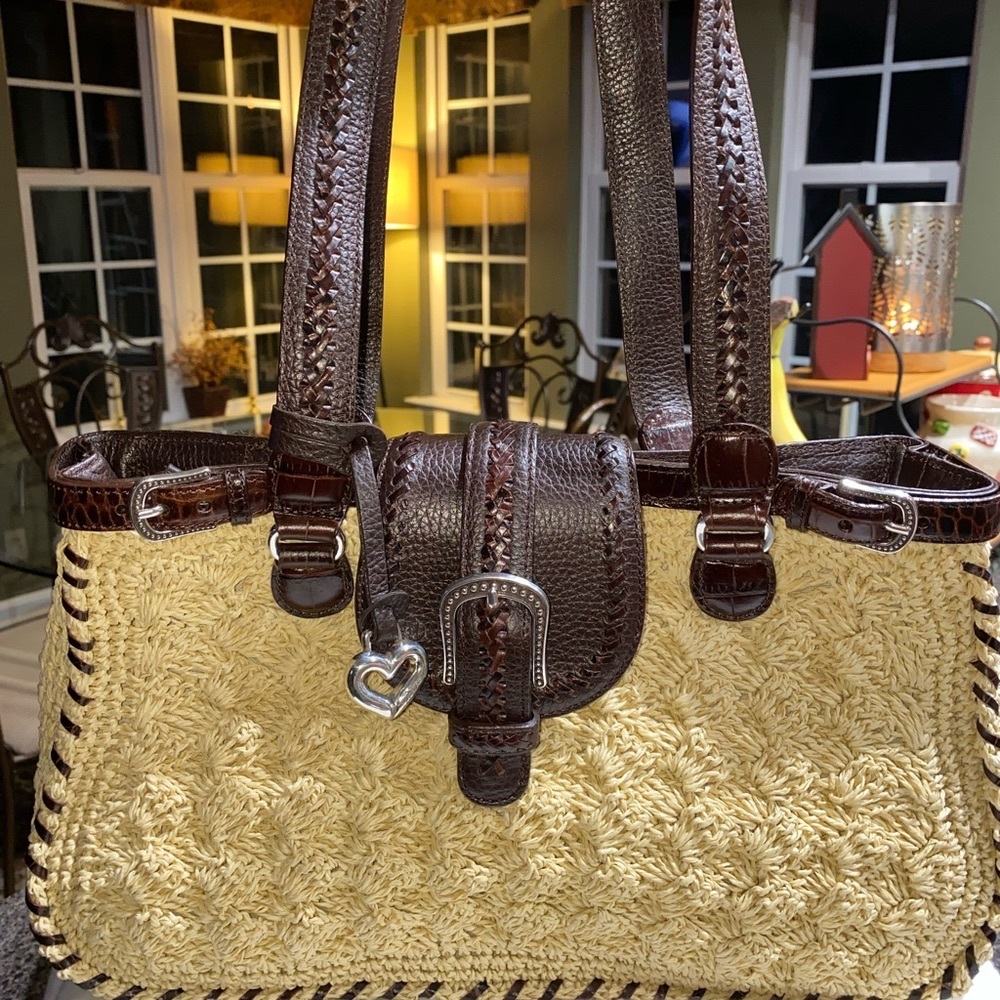 Brighton- brand new- shoulder bag- Patience Nat/Choc H70794